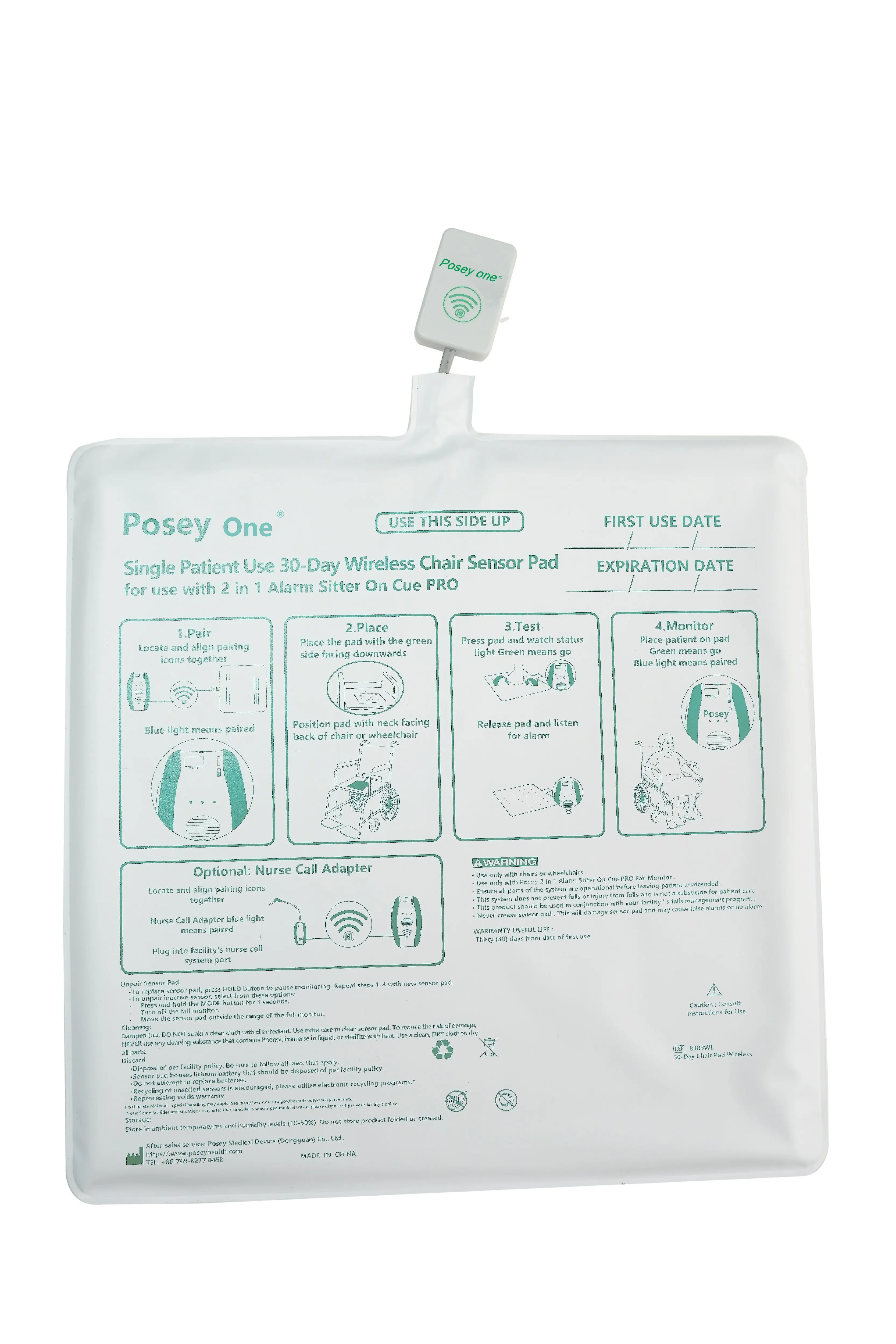 8309WL Posey One ® Беспроводной датчик сигнализации для стула прочный и оптовая продажа