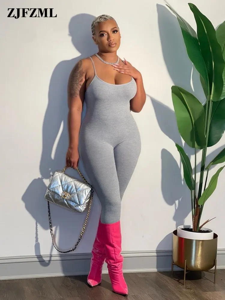 

Activewear Sportswear Workout One Piece Overalls Girls Y2k Spaghetti Strap Sleeveless Romper Casual Body-shaping Skinny Jumpsuit
