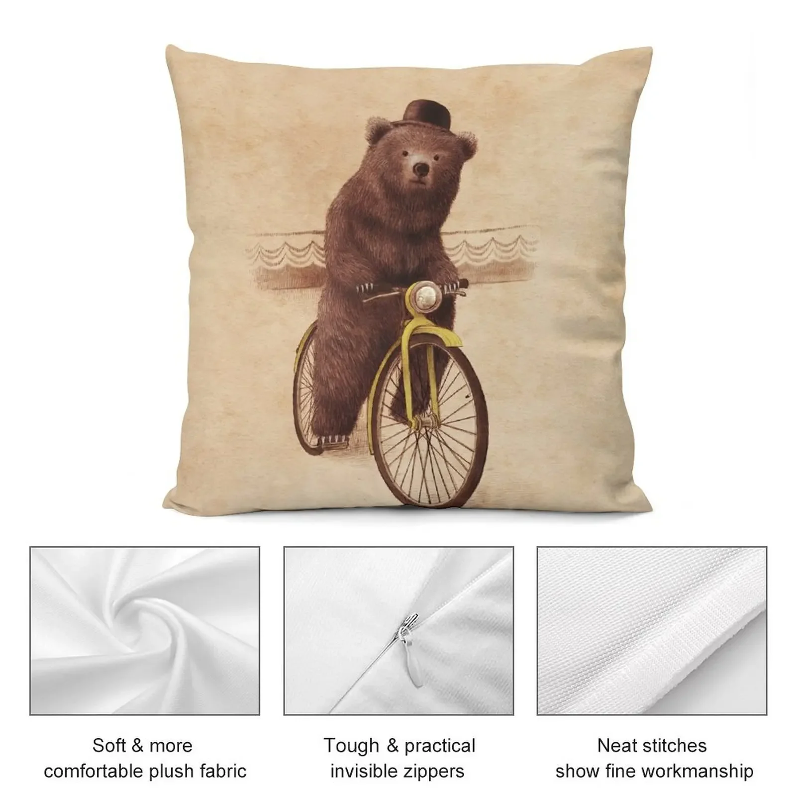 Barnabus печатная подушка из полиэстера