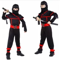 Ninja Costumes For Kids Fancy Party Decorations Supplies Uniforms Classic Martial Arts Halloween Costumes Cosplay Costume