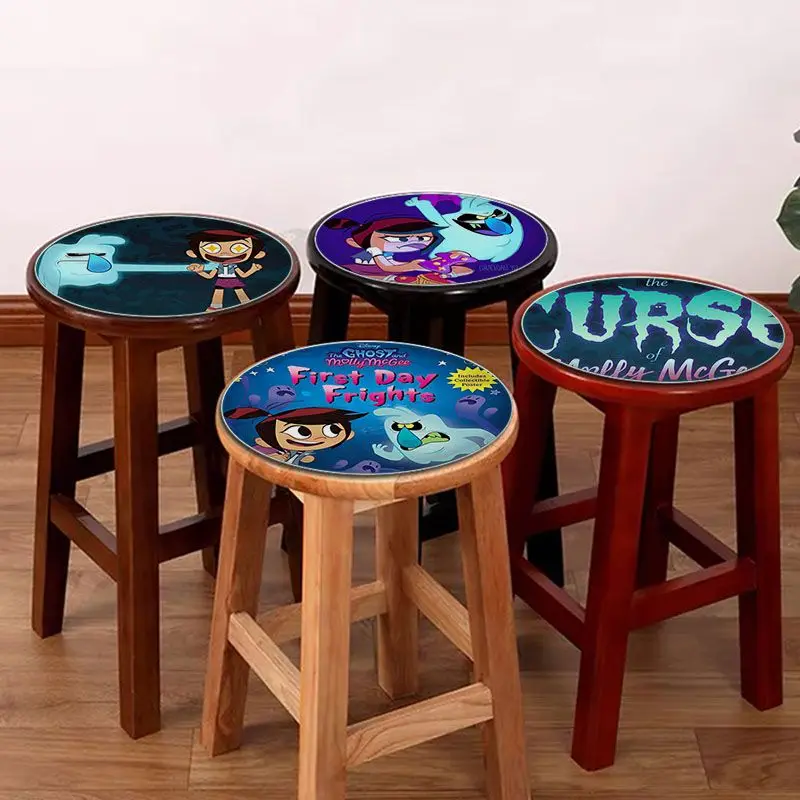 

Disney The Ghost And Molly McGee Round Seat Cushion Office Dining Stool Pad Sponge Sofa Mat Non-Slip Chair Mat Pad