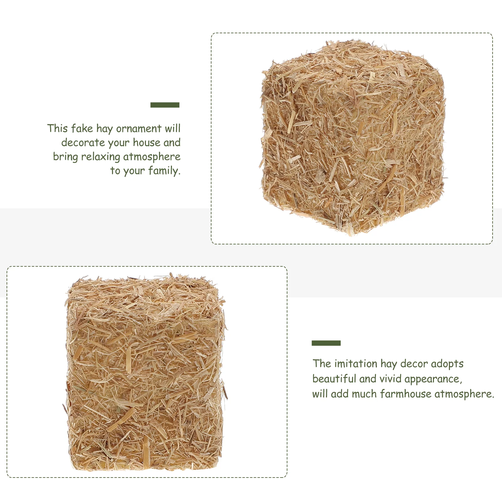 4 шт. Drysoon мини-стог сена модель садовый орнамент двор сцена декор украшение стола