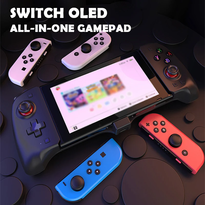 

Switch OLED Gamepad Controller Grip NS Game Host Console Game Handle Integrated Type Joystick For Nintendo Switch Accessories
