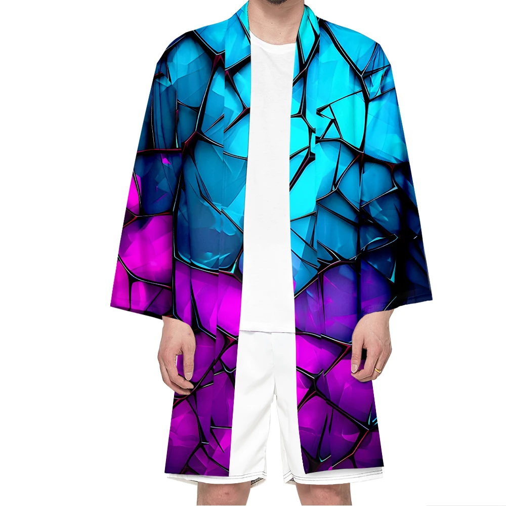 Кимоно мужское японское длинное