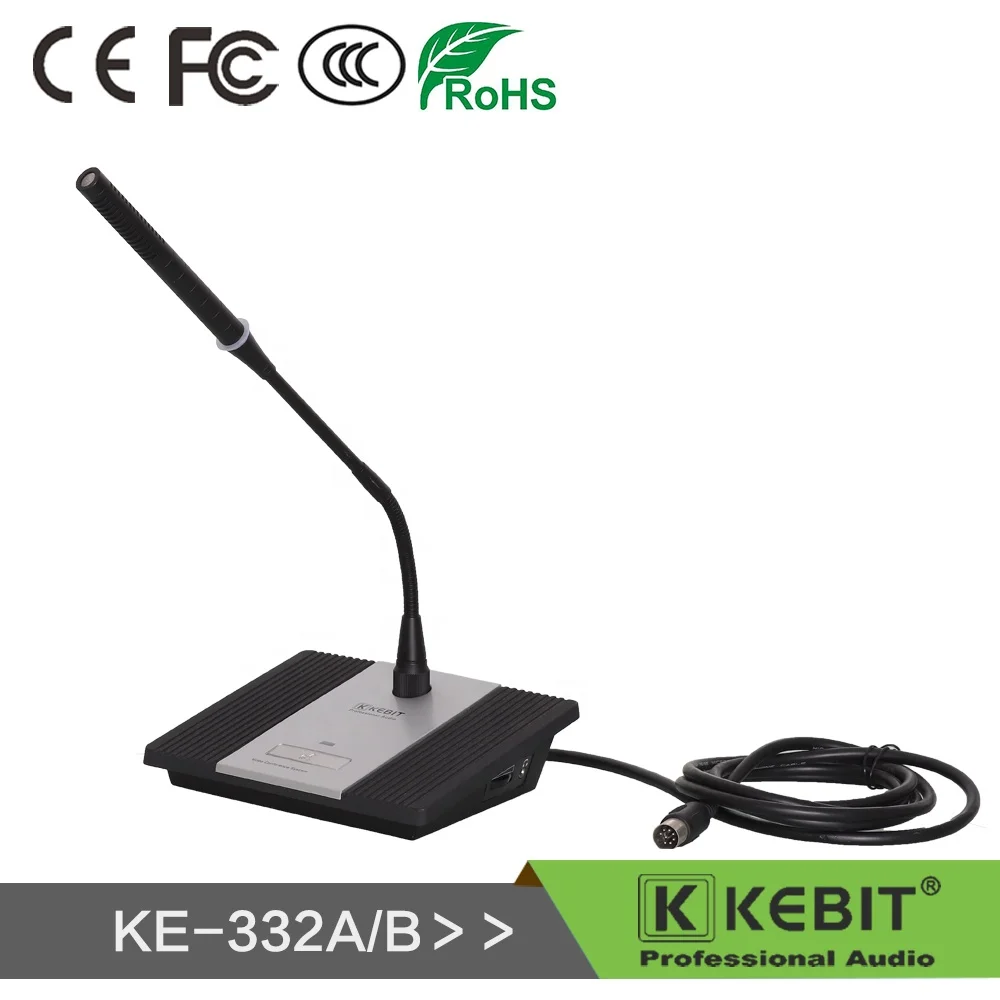 Фото KE-332A/B Проводной председатель Delegate Unit Система конференц-зала Микрофон №4