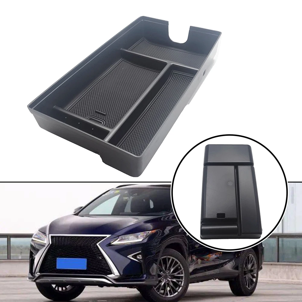 

1pc For Lexus RX 450h+ 500h 2023 2024Car Central Armrest Storage Box New And High Quality Black Car Interior Accessories