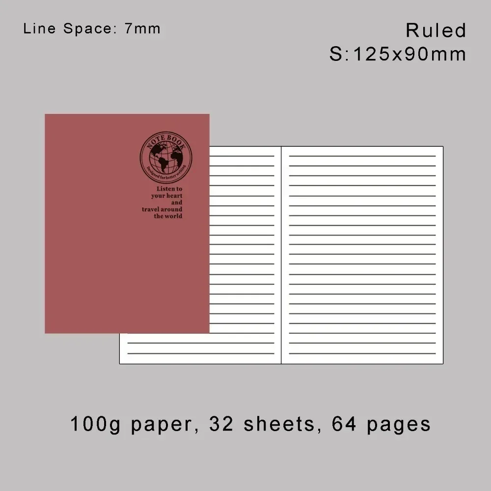 

Fromthenon Ретро Фольга Золотая Обложка наполнитель для блокнота Midori, стандарт