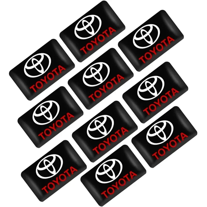 Наклейки для салона автомобиля мультимедийные пуговицы наклейки Toyota Reiz Camry Corolla