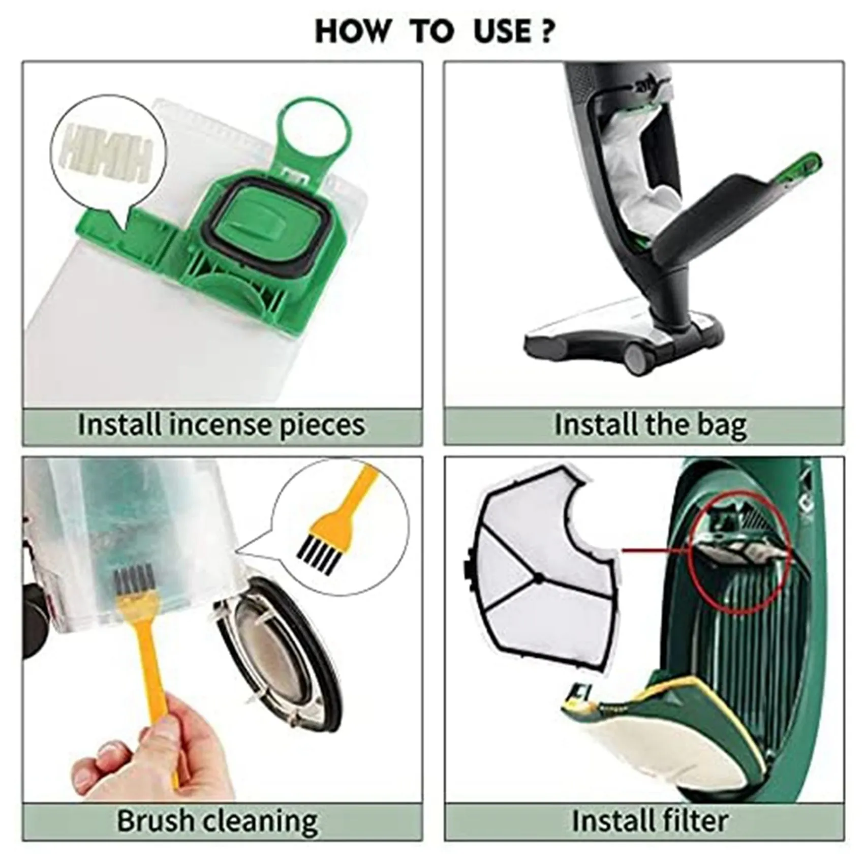 Для комплекта пылесоса Kobold совместимого с Vorwerk VK140 VK150-B