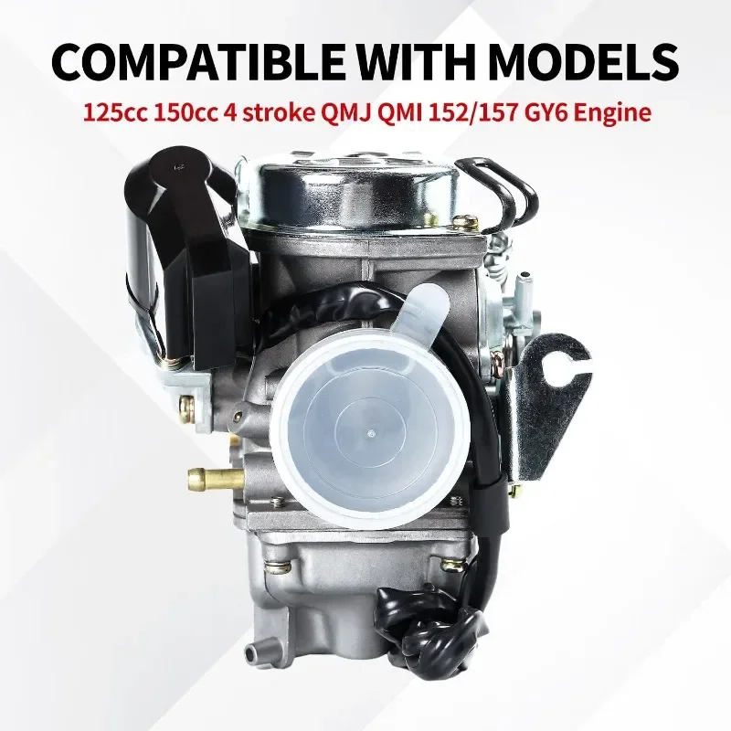 Карбюратор GY6 125cc 150cc 4-х тактный 152QMI 152QMJ 157QMI 157QMJ дроссель двигателя мотоцикла ATV Go
