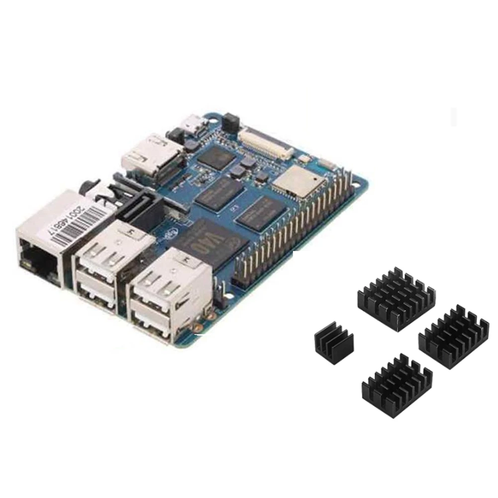 

Для банана Pi BPI-M2 Berry 1 ГБ DDR3 макетная плата с радиаторами WiFi BT SATA порт