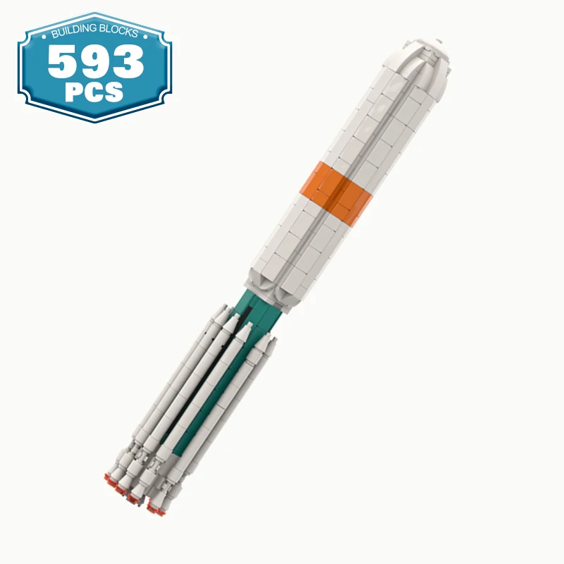 

Пусковая машина MOC Saturn V Rocket масштаб 1:110 Deltaed III, строительный блок, космос, исследование, спутниковый кирпич, модель наука, игрушка для детей