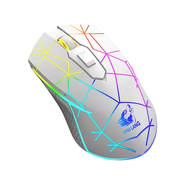 

Wireless Gaming Mouse Wireless USB Computer Mouse 2400 DPI Optical Mice Wireless For PC Laptop Rechargeable Mouse