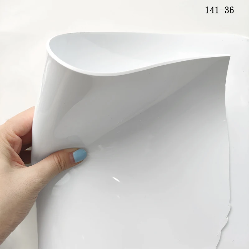 Прозрачные листы из искусственной кожи, ПВХ/ТПУ, 30 х120 см, 2 мм