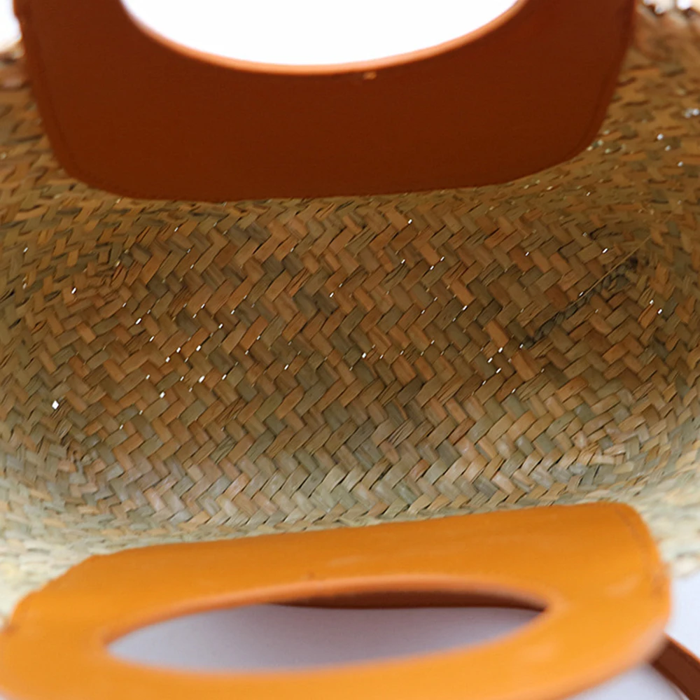 Wicker Woven Rattan Bags for Women Handbags Bohemian Travel Straw Bag Shoulder Crossbody Bag Beach Basket Bags Shopper Tote 2022