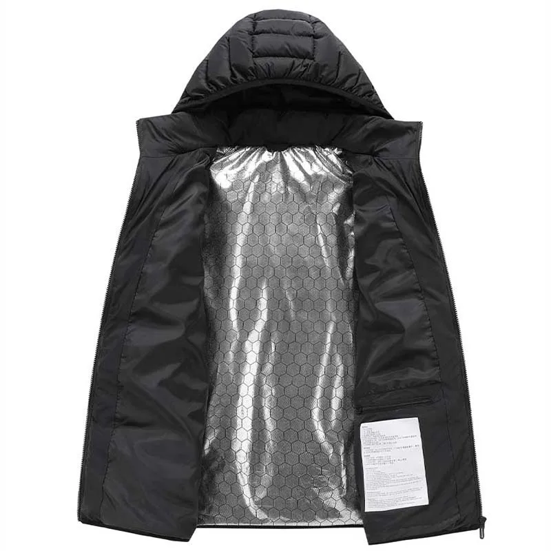 9-зонная куртка с одним контролем и подогревом зимняя мужская уличная теплая