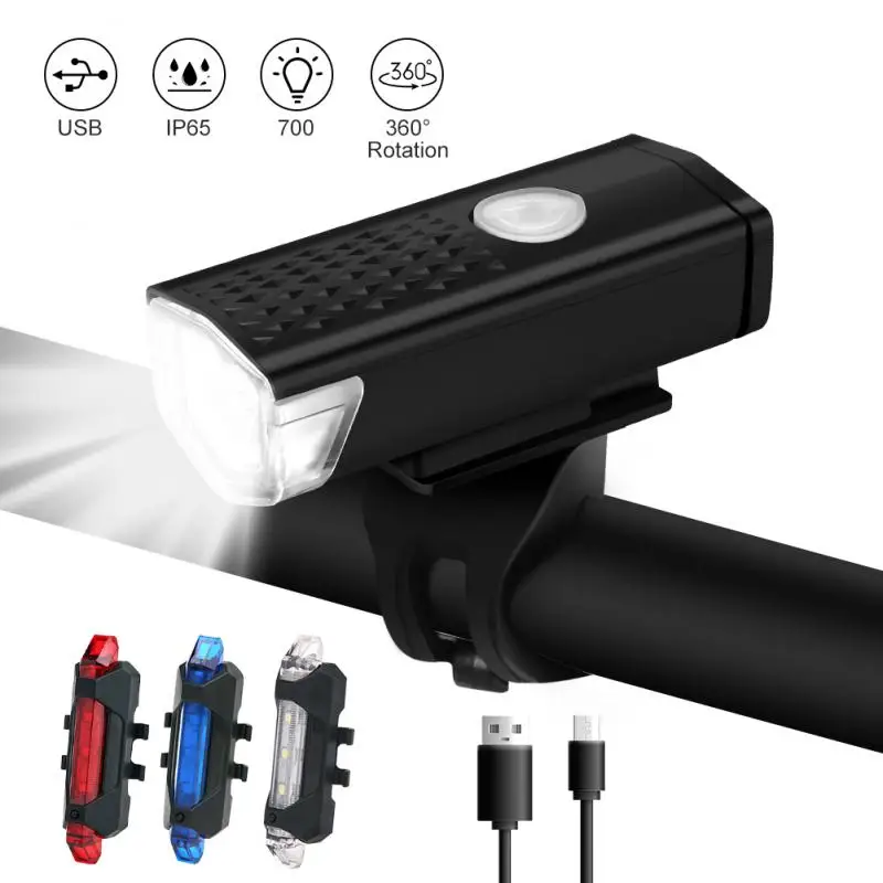 

USB Rechargeable Road Bike Light MTB Bicycle Front Back Rear Taillight Bicicleta Lighting Bicycle Accessories Ciclismo Фонарик