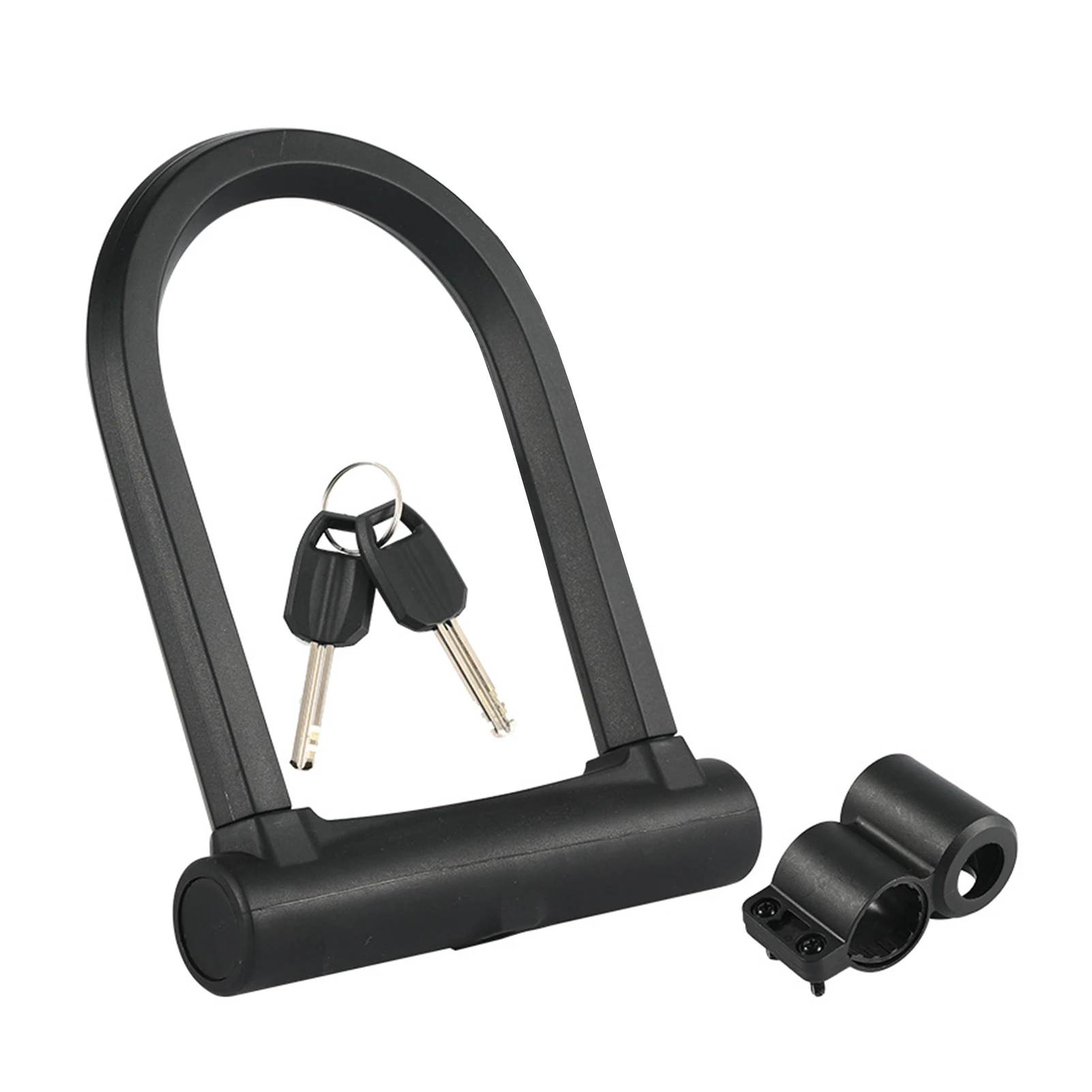 

Cycling Accessory Waterproof Black Anti Theft Motorcycles Heavy Duty Bike U Lock Portable With Bracket Non Scratch Durable