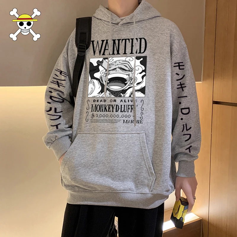 

Autumn/Winter Men's New Anime Hoodie Gear 5 Casual Hooded Pullover Harajuku Printed Sports Shirt Casual Men's and Women's Tops