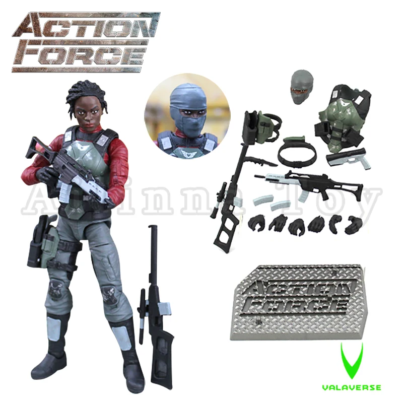 Экшн-фигурка Valaverse Action Force 1/12 6 дюймов волна 3 переключатель аниме Коллекционная