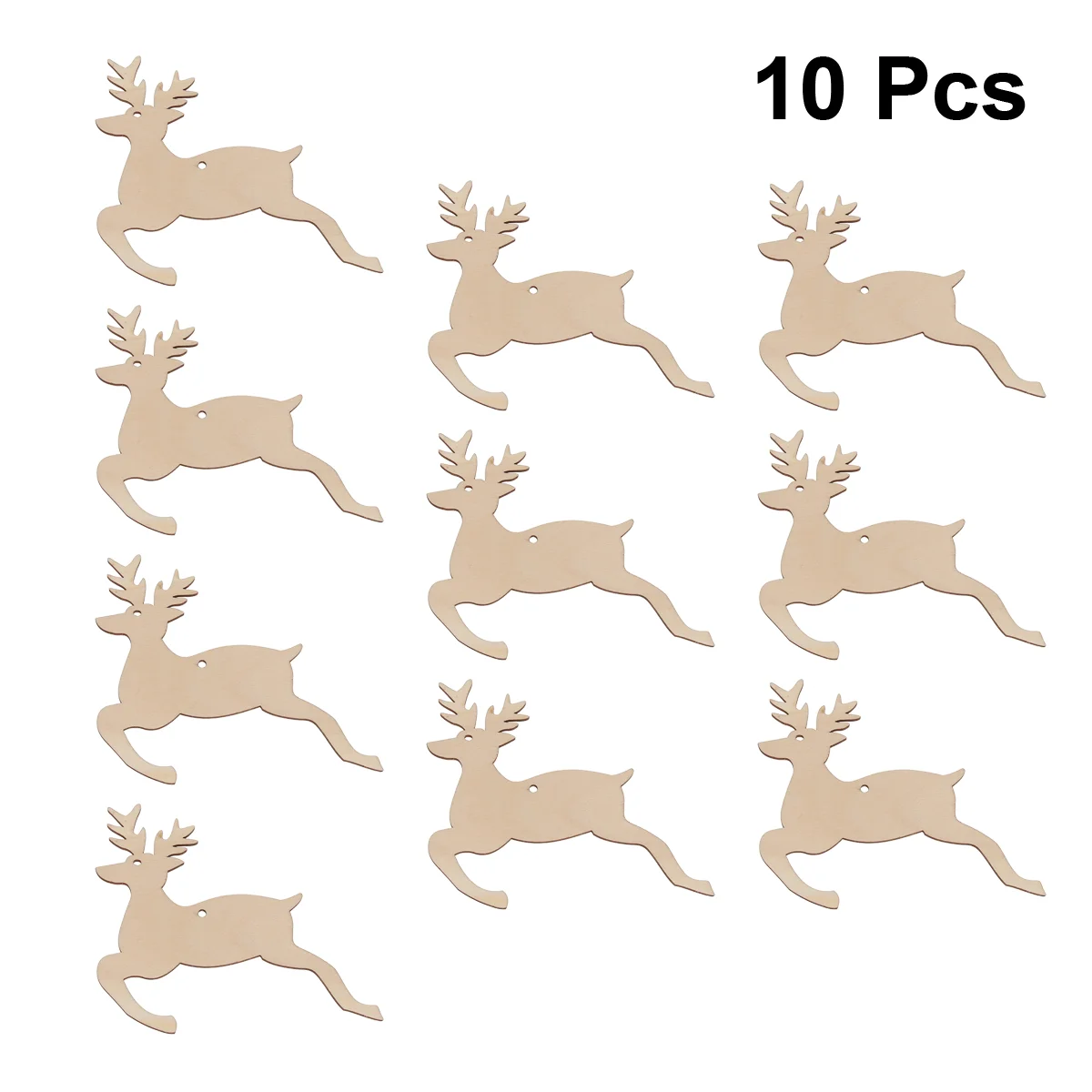 

Wood Ornaments Wooden Christmas Diy Cutouts Decorations Creative Xmas Reindeer Tree Blank Crafts Chiphanging Ornament Slices
