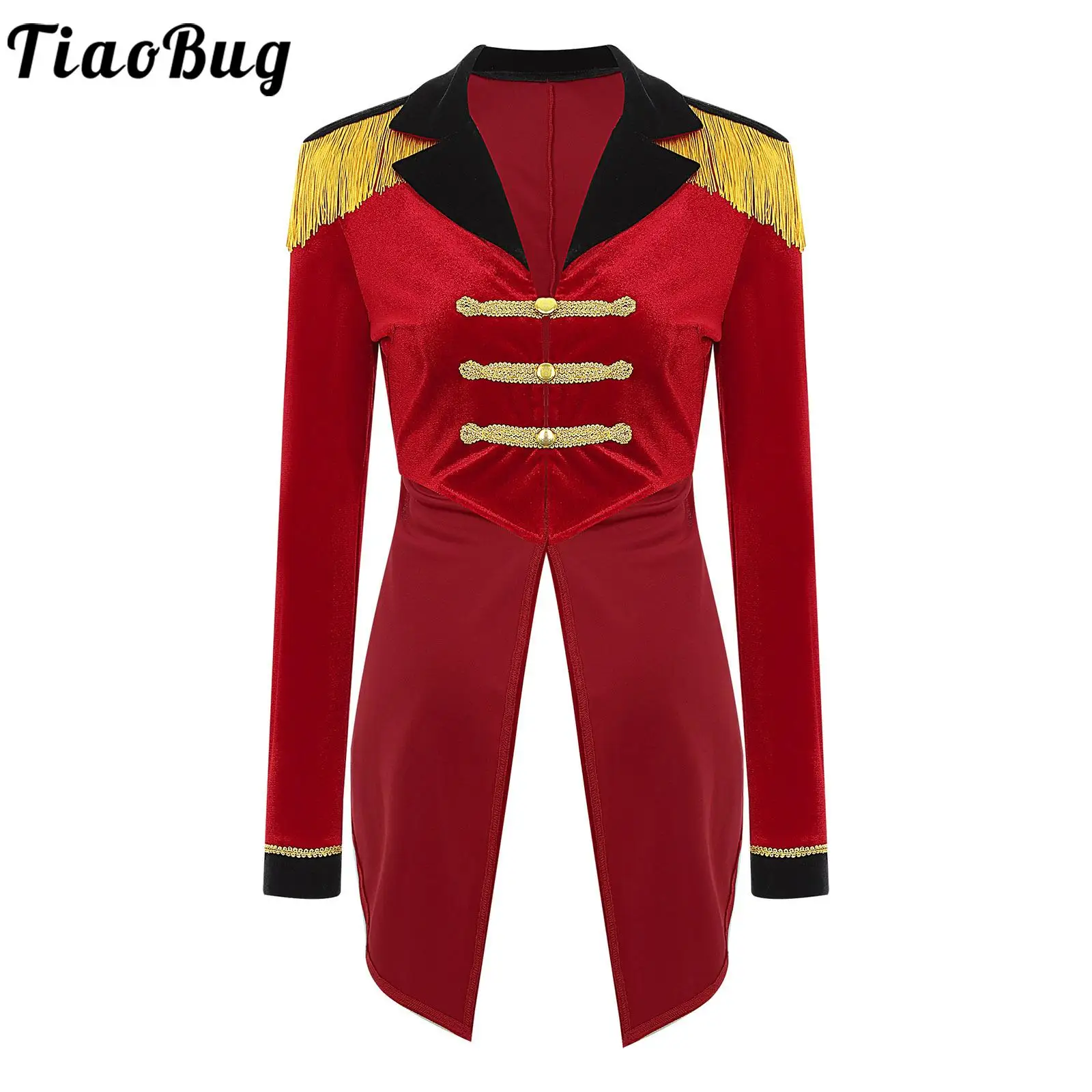 

Женский цирковый костюм, винтажное пальто, блейзер знаменитостей, Бархатный смокинг, Рождественский Карнавальный костюм для косплея