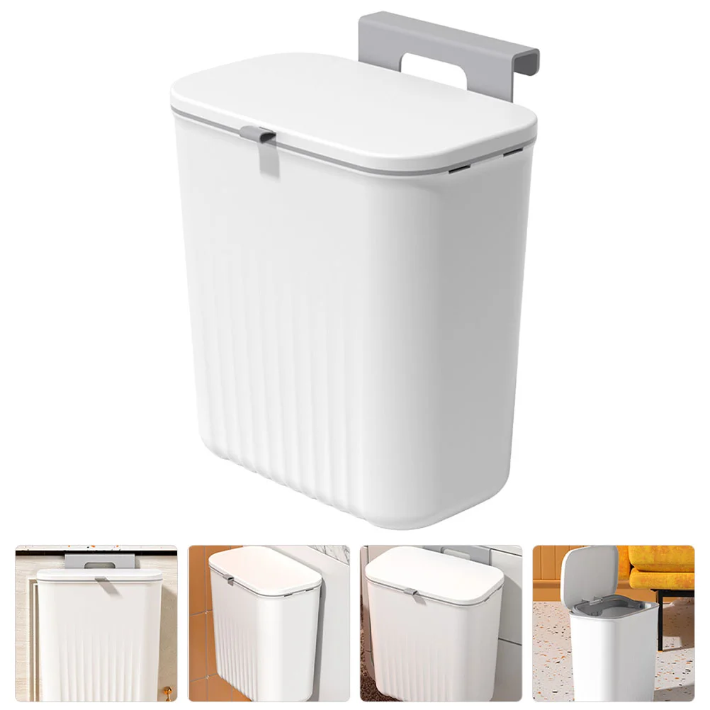 

Trash Hanging Can Bin Container Bucket Garbage Wall Compost Storage Rubbish Mounted Sink Cabinet Doorkitchen Sticking