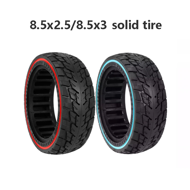 

8.5x2.5/8.5x3 Off Road Solid Tire Front And Rear Wheels Replacement For Dualtron Mini & Speedway Leger (Pro) Scooters