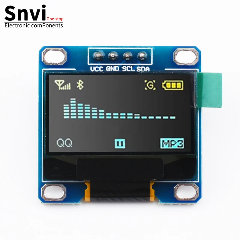 Оled IIC последовательный белый OLED-дисплей 128X64 I2C SSD1306 128664 плата ЖК-экрана для Arduino