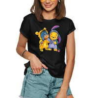 fashion trend new disney t shirt cute winnie the pooh bear graphic female clothing casual harajuku kawaii ladies tshirt