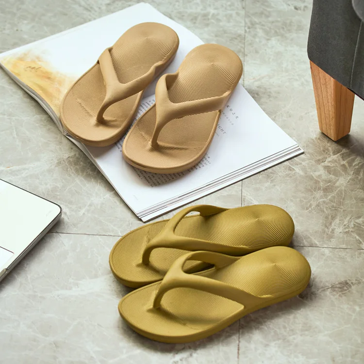 

Non Slip Comfortable Thick Platform Shoes Couples Beach Slippers Outside Summer 2022 Men Womens EVA Soft Home Flip Flops Casual