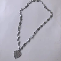 the cupids daydream locket beaded chain layered necklace rosary necklace porno ni%c3%b1a japonesa