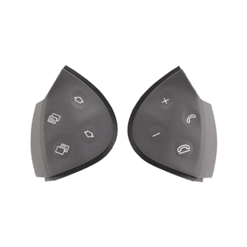 

Car Steering Wheel Switch Control Button Trim Cover for Mercedes-Benz E-Cl W211 E320 E350 E550 2003-2006 Dark Gray