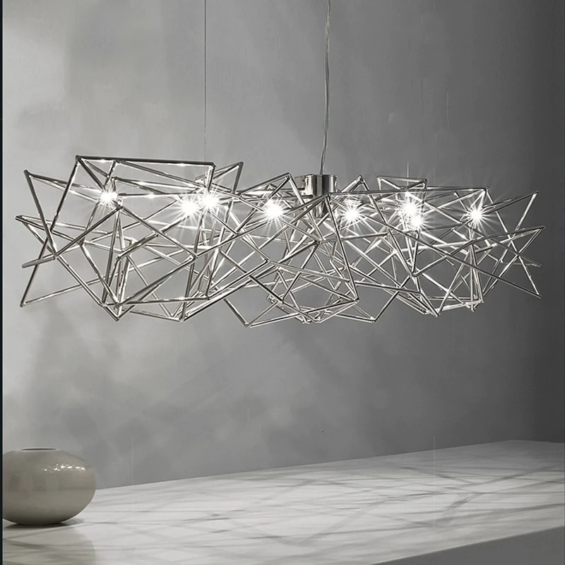 AiPaiTe светодиодный Скандинавская современная люстра из золотой нержавеющей стали