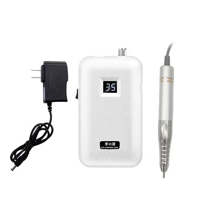 

Comfortable and quiet no heat buildup 24W nails drill manicure 35000 electric products, nails manicure luxury