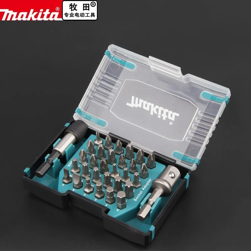 

Makita 32PCS Bit Set D-67642 NZ Electric Screwdriver Screwdriver Bit Combination Electric Drill Hand Drill Tools Accessory