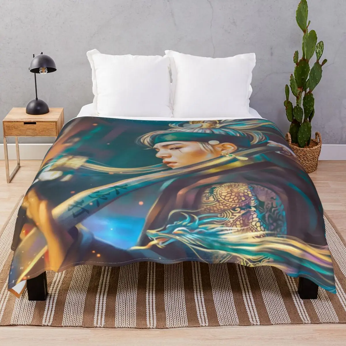 

Agust D Daechwita Blankets Velvet Decoration Super Soft Throw Blanket for Bed Home Couch Travel Office