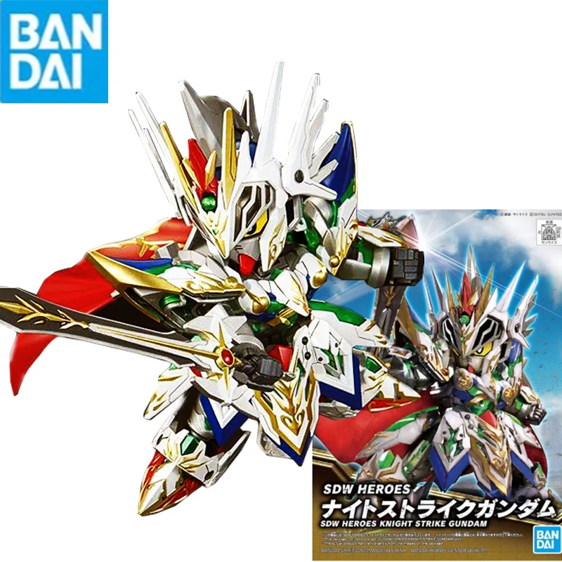 

Bandai Gunpla BBSD SDW 21 Heros Knight Strike Gundam Assembly Model Movable Joints High Quality Collectible Models Kids Gift