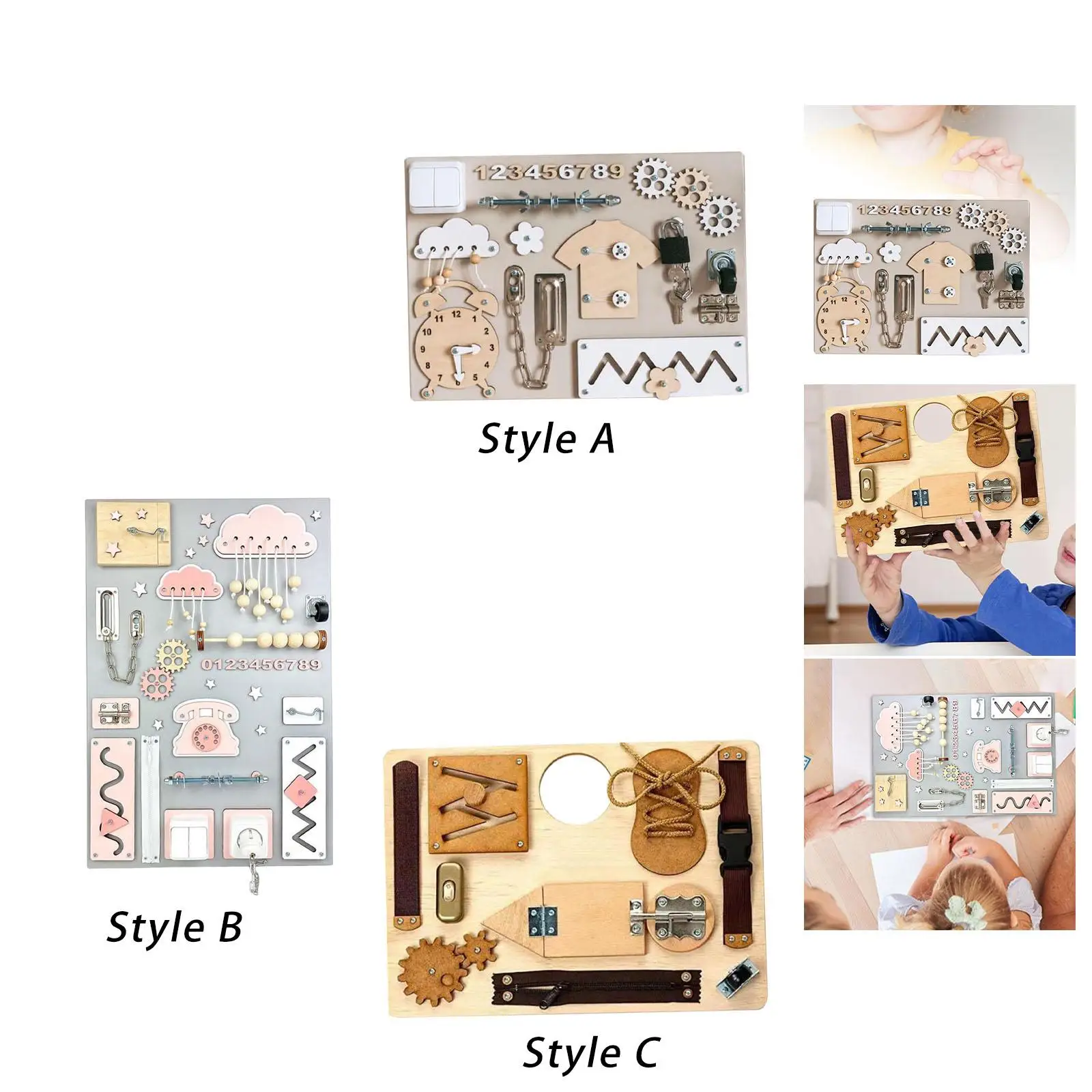 Игрушка Монтессори доска для занятий игрушка путешествий когнитивная развития