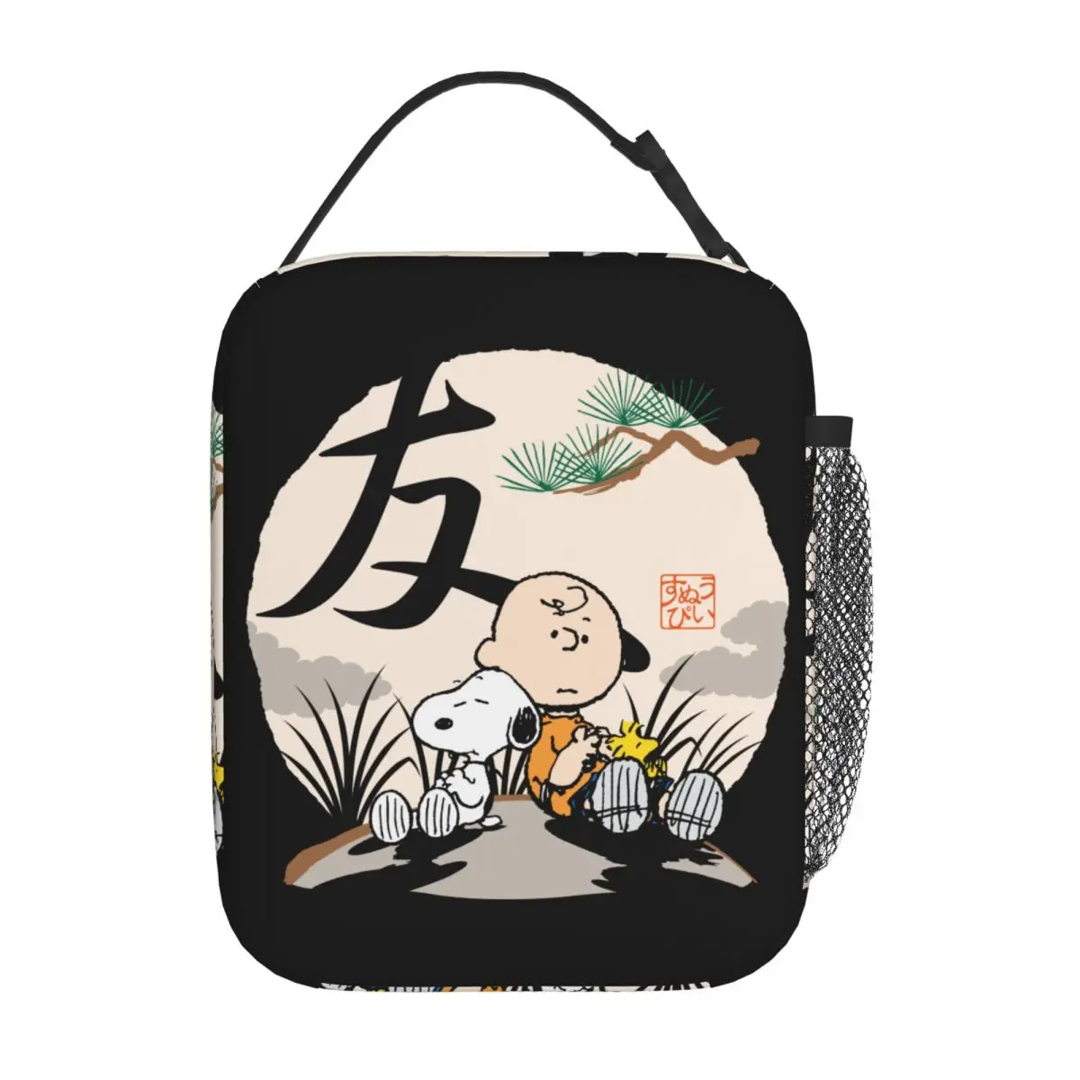 Izolowane torby na lunch Snoopy Szczelny pojemnik z kreskówek Torba termoizolacyjna Tote Lunch Box Beach Outdoor Food Bag