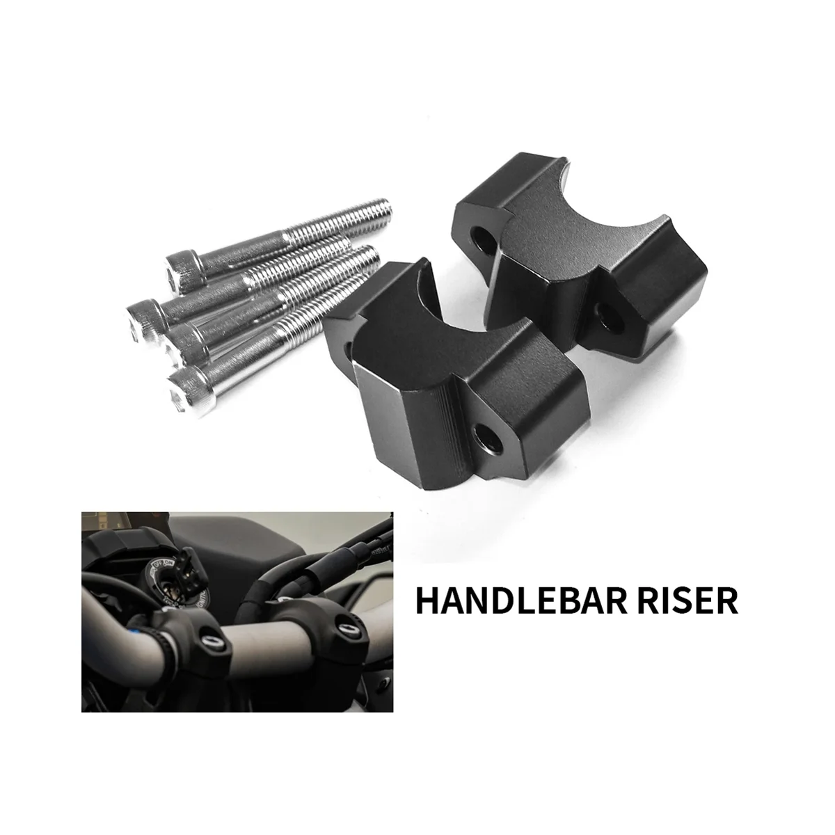 Переходник на руль мотоцикла переходник-удлинитель с зажимом для руля Yamaha Niken 900