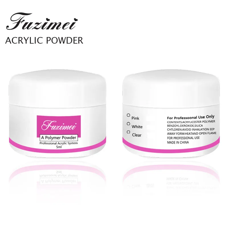 

5 гр/кор. резьба дизайн ногтей акриловая пудра для профессионального дизайна розовое погружение удлинение моделирование пигментная пыль