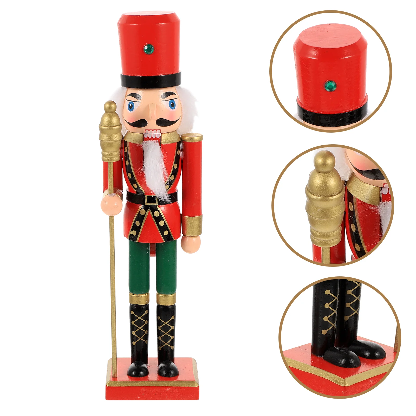 

Nutcracker Nutcrackersdesktop Wood Christmas Soldier Wooden Ornament Decor Party Decoration Gift Traditional Craft Lovely Favor