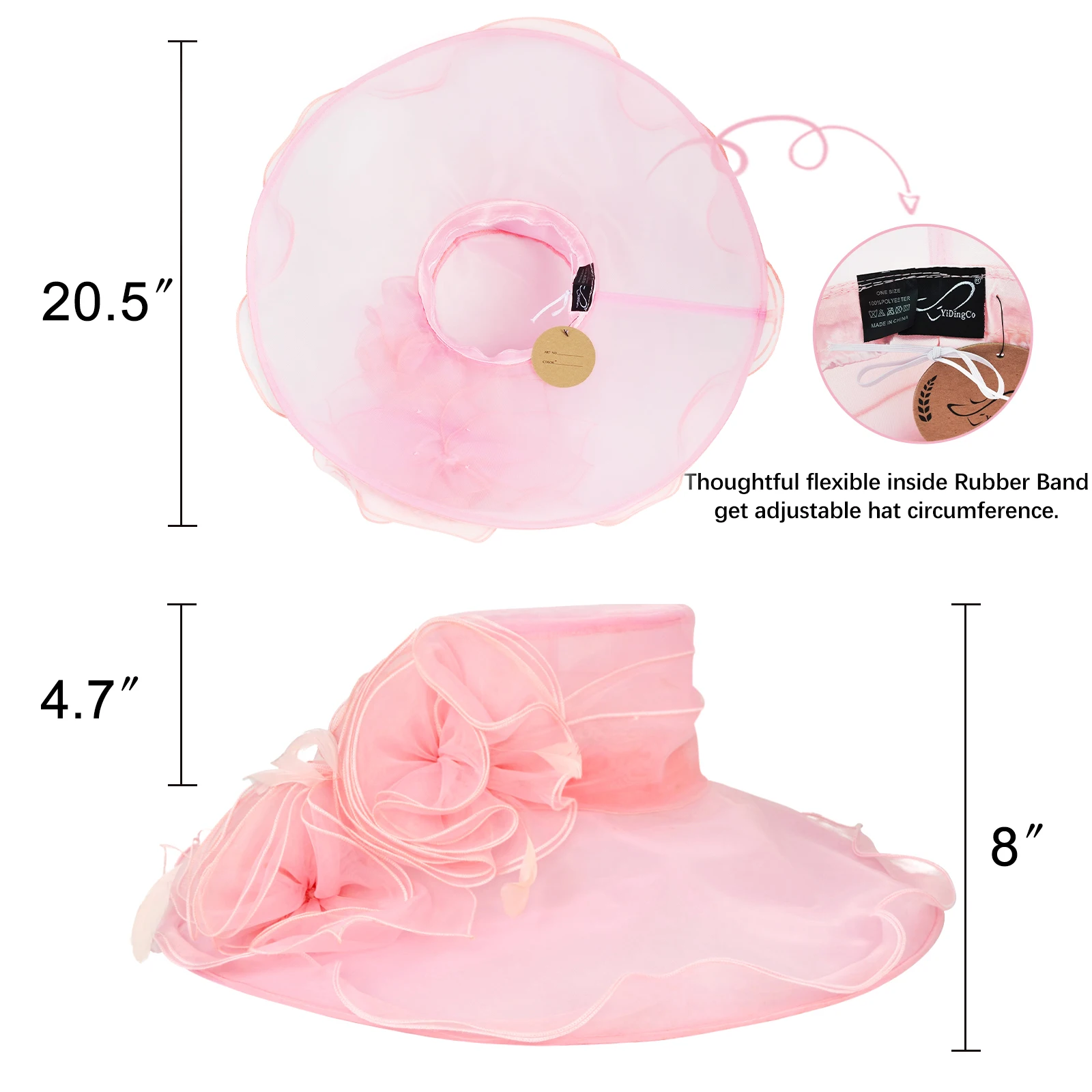 Женские шляпы для церкви 2024 роскошные британские топы элегантные женские