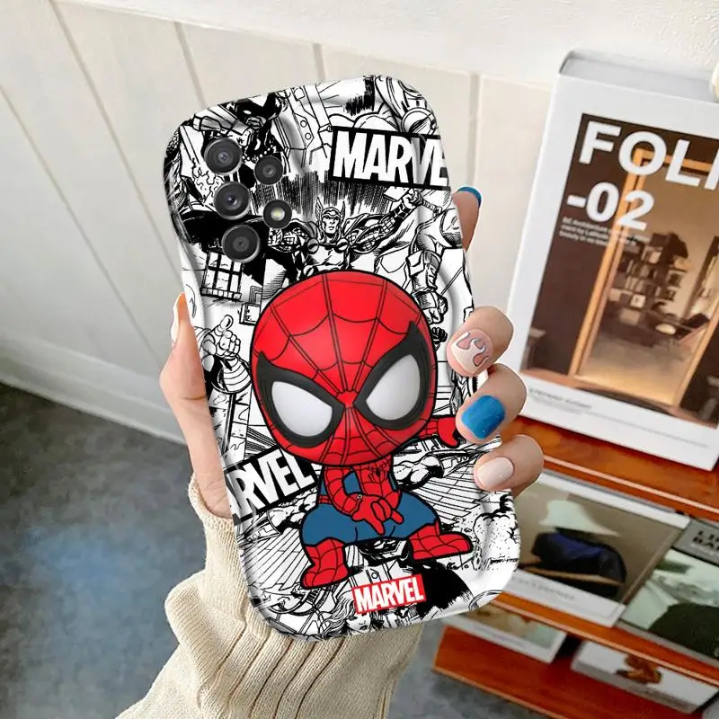 Чехол с героями мультфильмов Marvel Groot Человек-паук для Samsung Galaxy A20 A30 A10 A03 Core A71 A51 4G A50