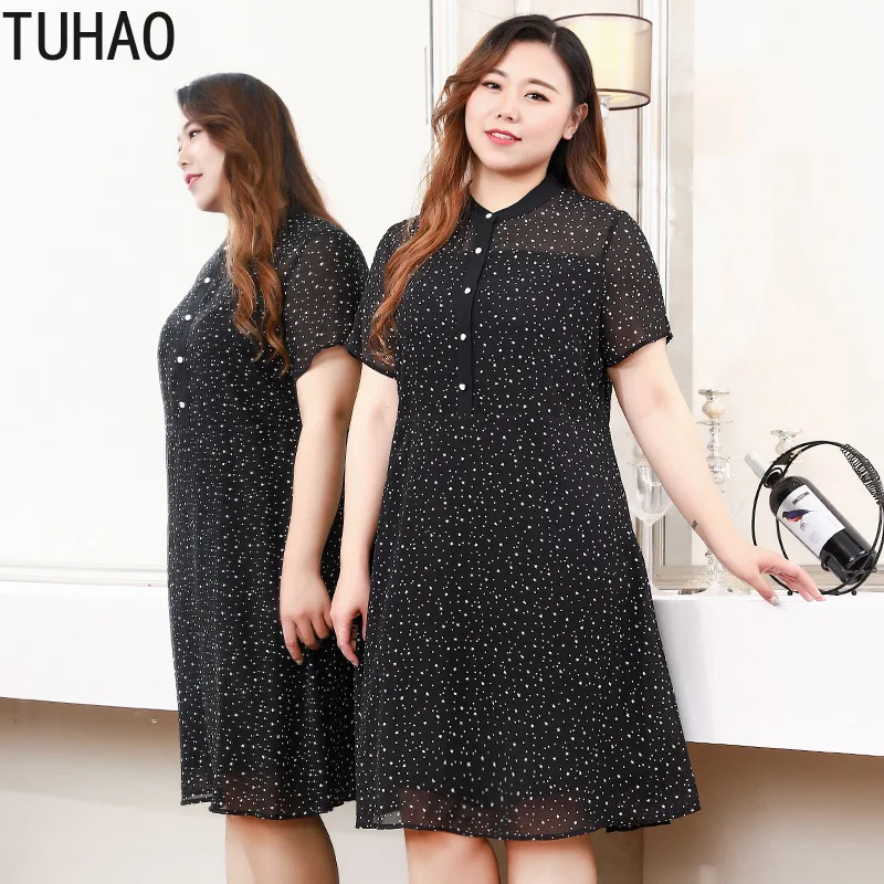 Летнее элегантное платье TUHAO для матери большого размера 10XL 9XL 8XL сексуальные