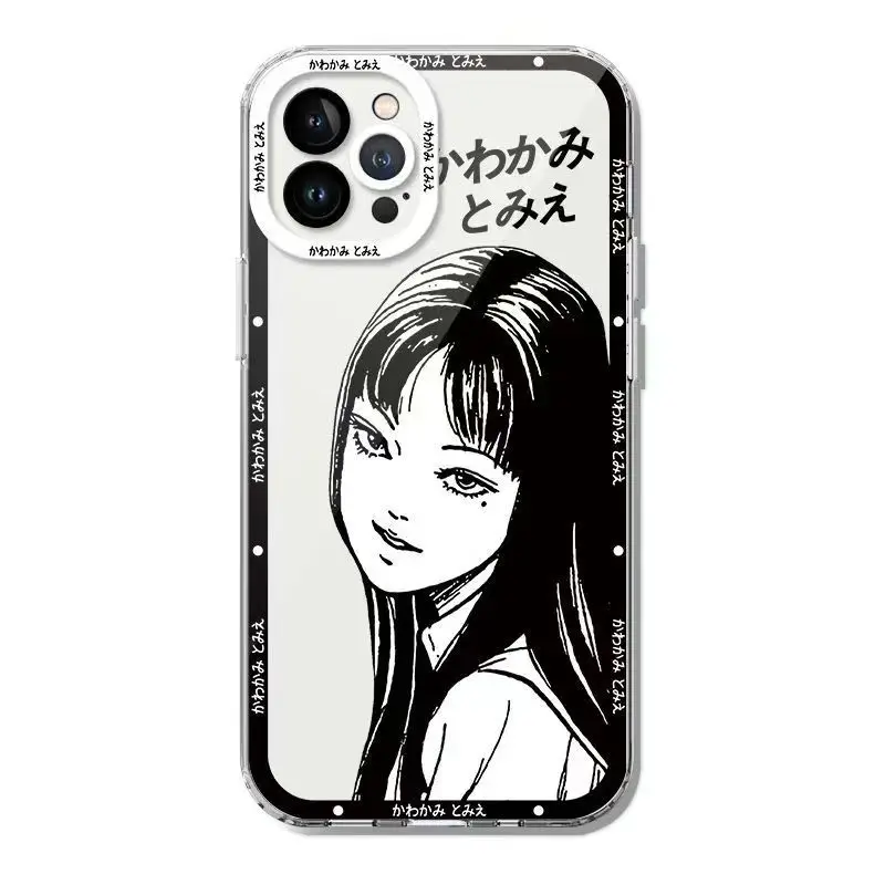 Anime Kawakami Tomie Phone Case For Samsung S25 S24 S23 S22 S21 S20 S10 FE Note20 Note10 Plus Ultra Lite 5G Clear Soft TPU Cover