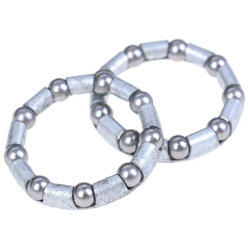 

2Pcs 31mm Bicycle Bearing Bicycle Rear Wheel Axle 1/4 Inch x 9 Ball Bearing Cages Bike Cycling Shafts