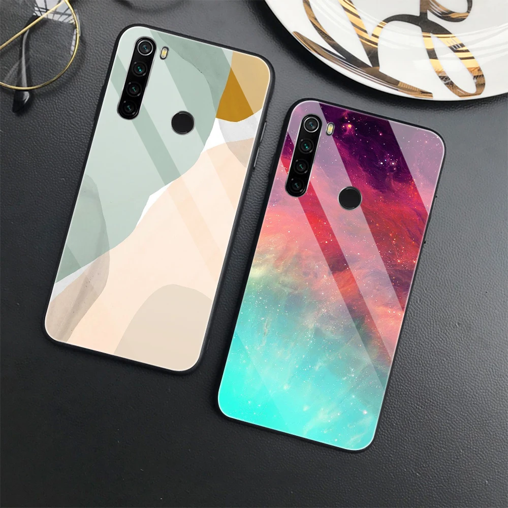 

Starry Sky Phone Case for Xiaomi Redmi Note 10 11 8 9 10T Pro Poco F2 Pro F3 7 7A 8 8A 9A 9C 9T Tempered Glass Cover Fundas