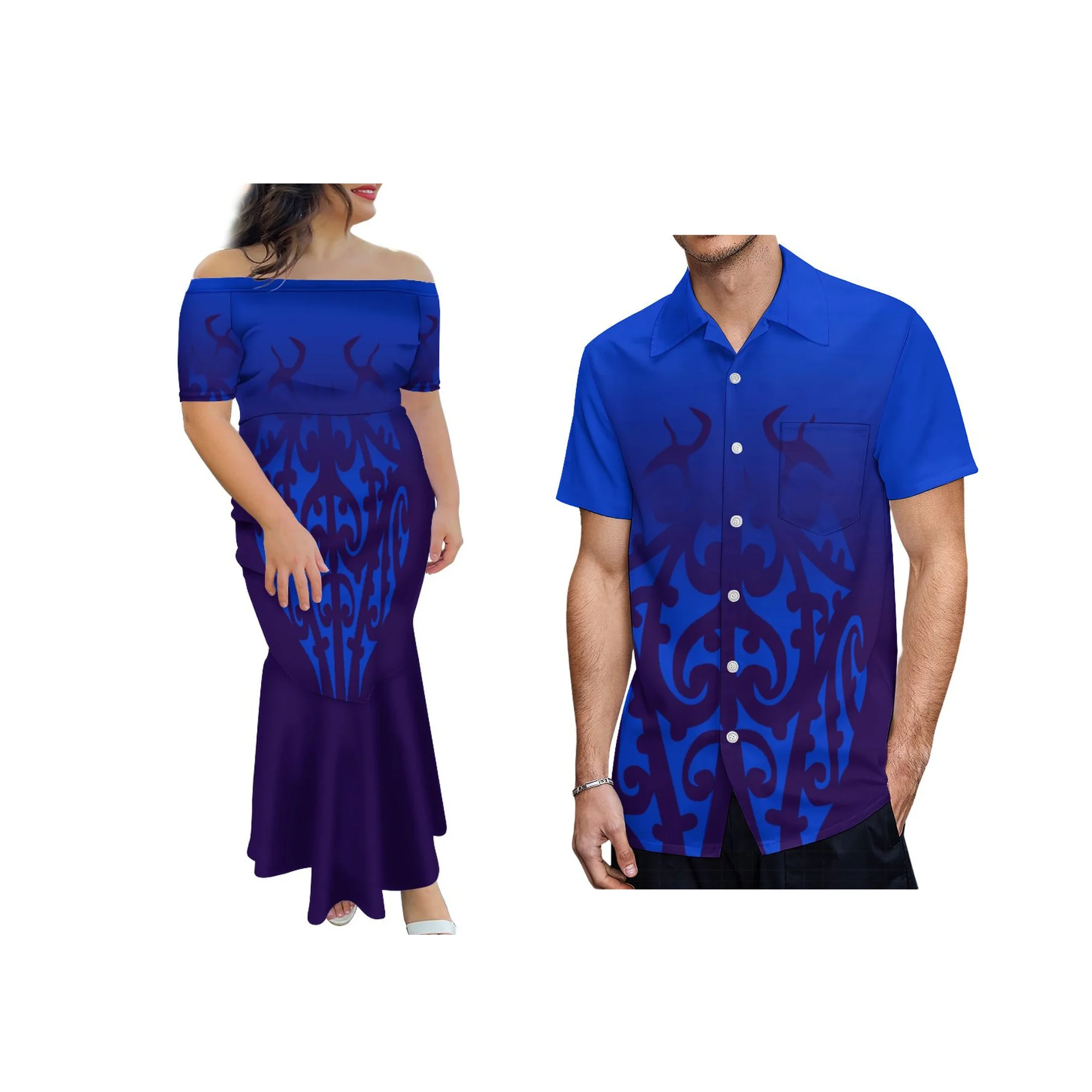 Женское платье-Русалка с открытыми плечами и одним открытым плечом